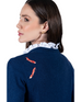 Fox V-Neck Sweater -Navy