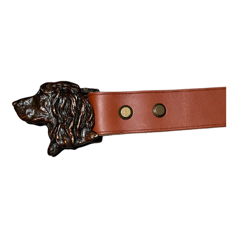 J Greenwood Leather Belt - Chestnut - Hound & Hare