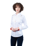 Embroidered Pheasant Luxury Cotton Shirt - White