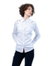 Embroidered Pheasant Luxury Cotton Shirt - White