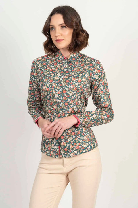 Pink Roses Luxury Cotton Shirt - Hound & Hare