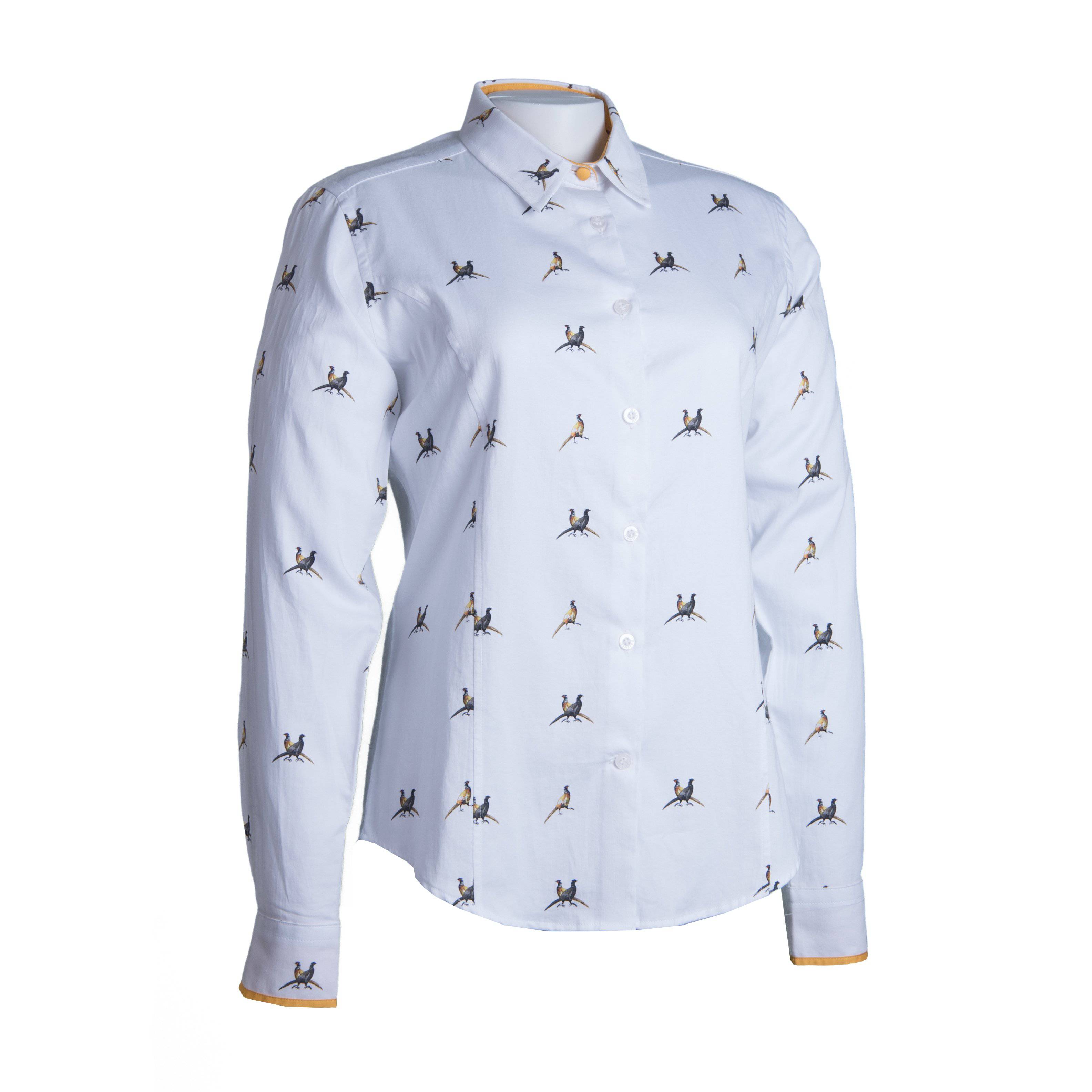 pheasant print shirt