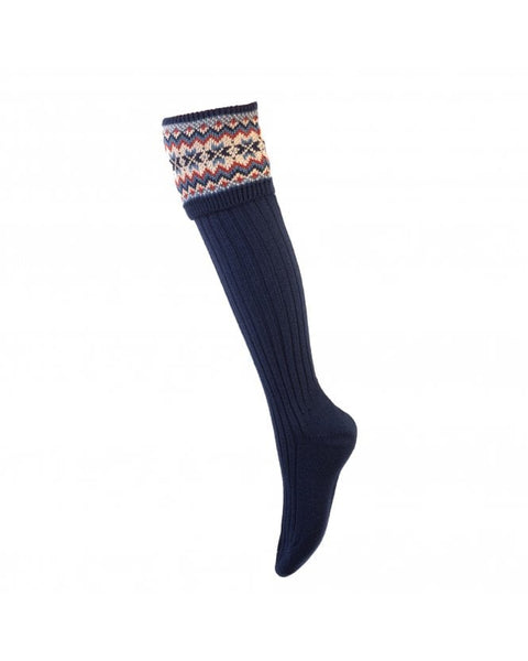 Lady Fairisle Shooting Socks - Hound & Hare