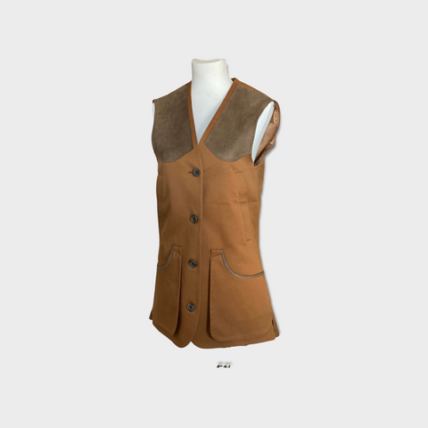 Ladies Three Season Shooting Vest - Tobacco - Hound & Hare