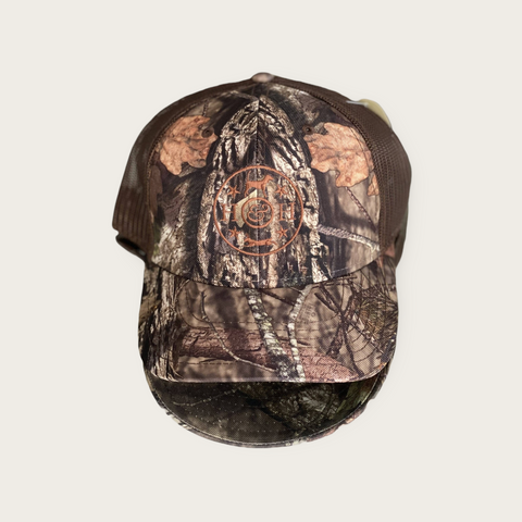 Mossy Oak Mesh Snap Back Hound & Hare Cap - Hound & Hare